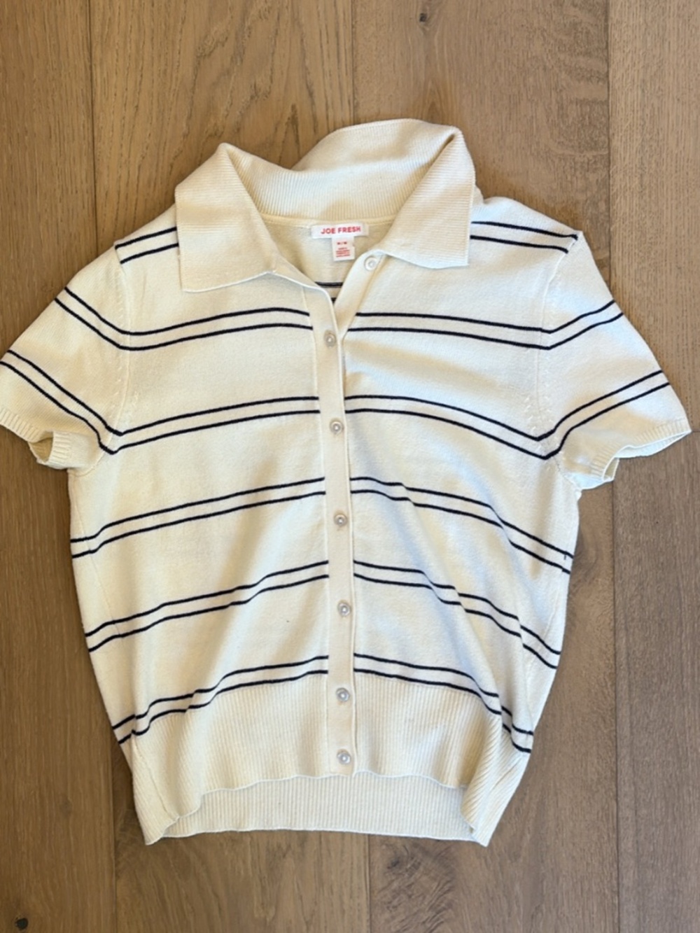 Knit button down Tshirt